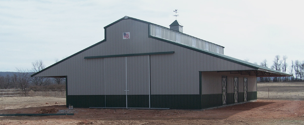 Metal Buildings in Arkansas and NW Arkansas AMKO Buildings. Gray 36 x 60 x 12 Horse Barn AMKO Buildings www.amkobldgs.com