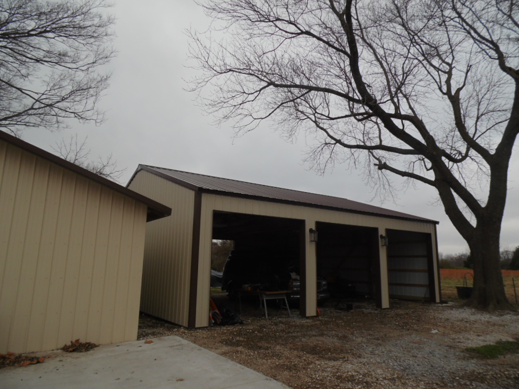 Hein 32X36X10 Post-Frame AMKO metal building in NW Arkansas